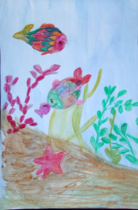 Concorso di disegno Uno sguardo sott'acqua i vincitori del 2002 — Sezione: elementari — Menzione Speciale: Cla · parte 3 – immagine 7