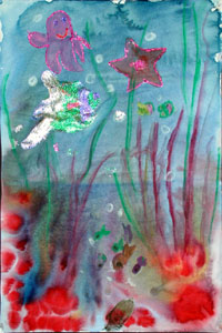 Concorso di disegno Uno sguardo sott'acqua i vincitori del 2002 — Sezione: materne · parte 4 – immagine 6