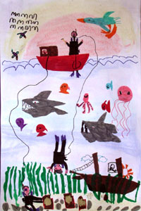 Concorso di disegno Uno sguardo sott'acqua i vincitori del 2002 — Sezione: materne · parte 5 – immagine 15