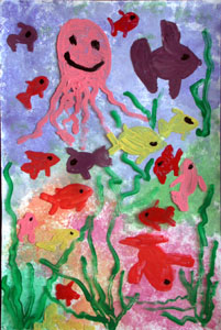Concorso di disegno Uno sguardo sott'acqua i vincitori del 2002 — Sezione: materne · parte 5 – immagine 17