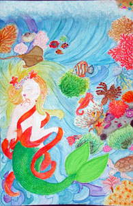 Concorso di disegno Uno sguardo sott'acqua i vincitori del 2002 — Sezione: medie · parte 4 – immagine 3