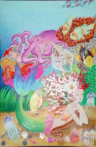 Concorso di disegno Uno sguardo sott'acqua i vincitori del 2002 — Sezione: medie · parte 4 – immagine 6