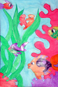 Concorso di disegno Uno sguardo sott'acqua i vincitori del 2002 — Sezione: medie · parte 5 – immagine 6