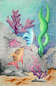 Concorso di disegno Uno sguardo sott'acqua i vincitori del 2002 — Sezione: medie · parte 5 – immagine 2